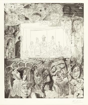 Pablo Picasso - Ecce Homo, d’après Rembrandt