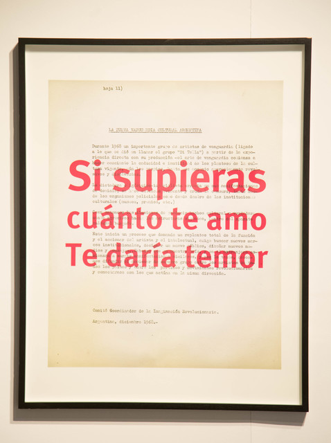 Roberto Jacoby, ‘¡1968, el culo te abrocho! / Your Ass I Wait’, 2008, EL GRAN VIDRIO