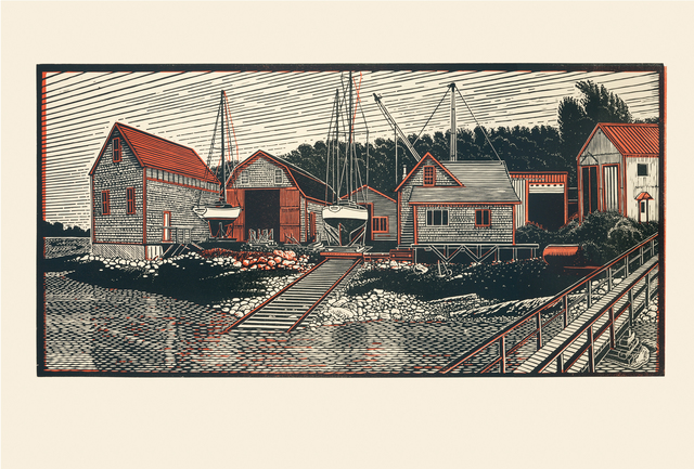 James Dodds, ‘Benjamin River Boat Yard, Past and Present’, Dowling Walsh