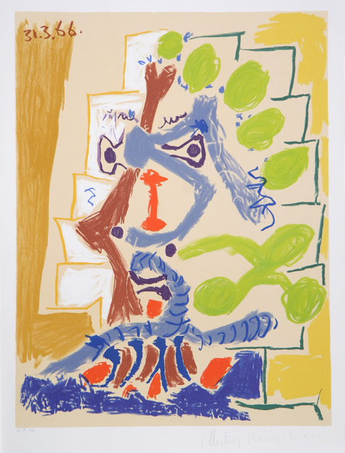 Pablo Picasso, ‘Le Peintre, 1966’, 1979-1982, Print, Lithograph on Arches paper, RoGallery