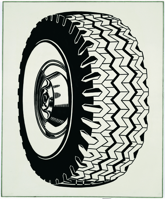 Roy Lichtenstein, ‘Tire’, 1962, Painting, RMN Grand Palais