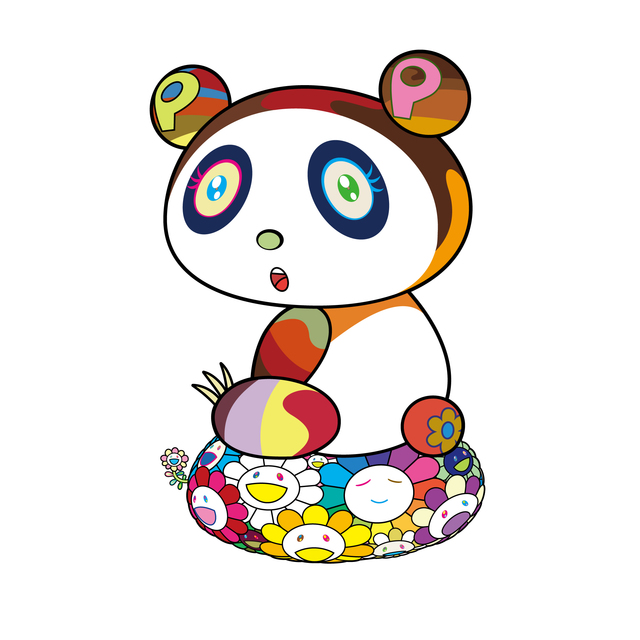 Takashi Murakami | Panda-chan is a cushion of flowers, Puyon Puyoung ...