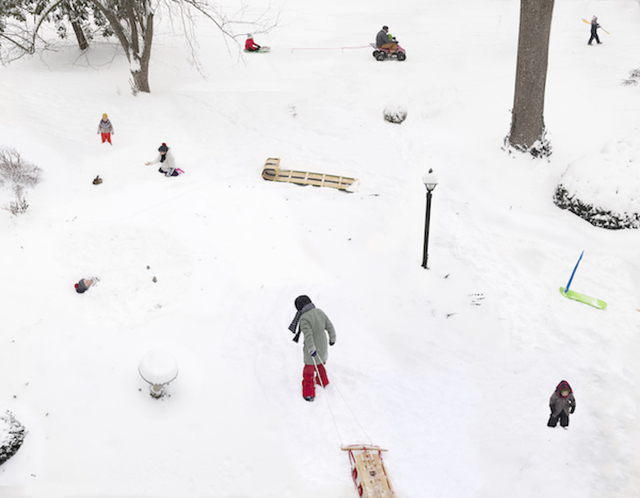 Julie Blackmon, ‘Snow Days’, 2021, Photography, Archival pigment print, Robert Mann Gallery