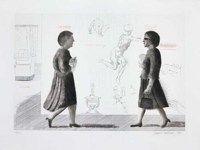 David Hockney, ‘Omaggio a Michelangelo’, 1975, Stubbs Fine Art