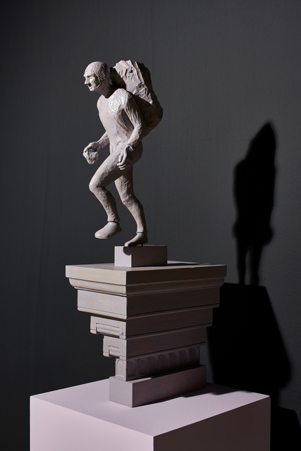 Clive van den Berg, ‘Bearing the sky’, 2016, Sculpture, Wood and oil colours, Goodman Gallery