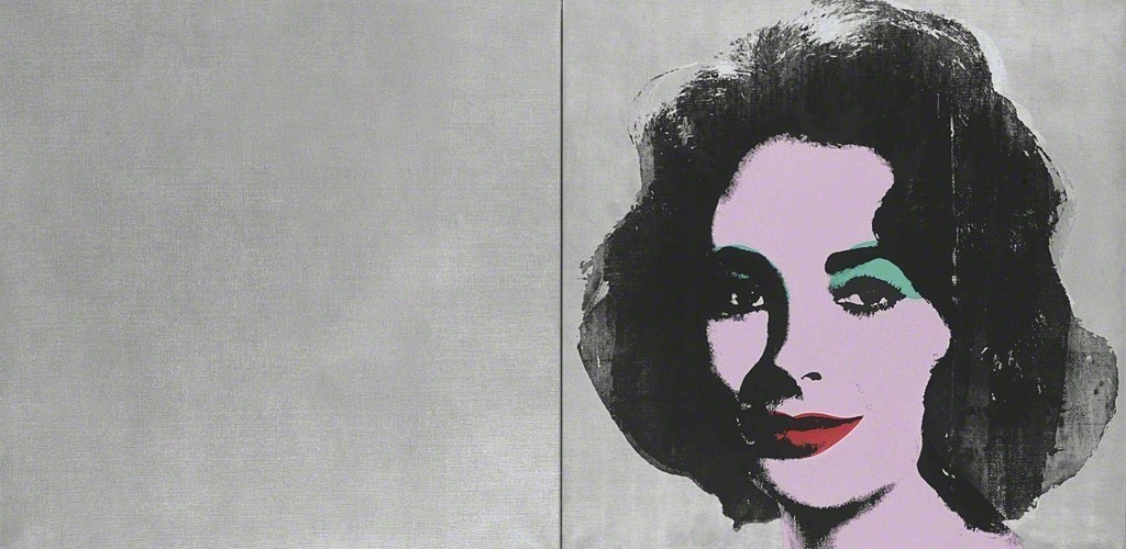 Andy Warhol - Silver Liz (diptych)