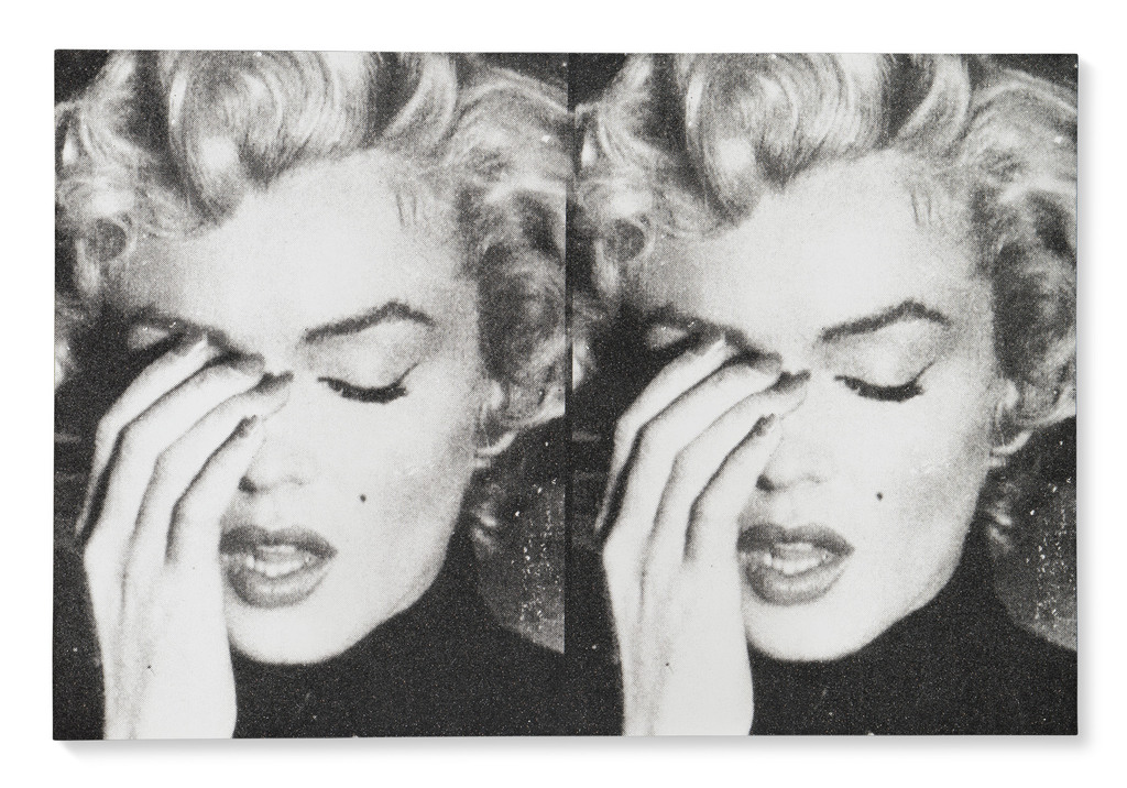 Russell Young - Marilyn Crying Diptych - Black & White