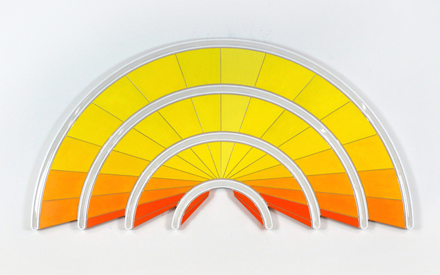 Jenna Krypell, ‘Radiate’, 2020, Painting, MDF, resin and acrylic paint, Jonathan LeVine Projects