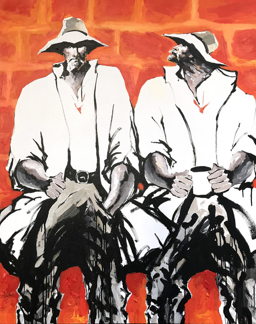 Palla Jeroff, ‘Stockmen’, ca. 2019, Wentworth Galleries