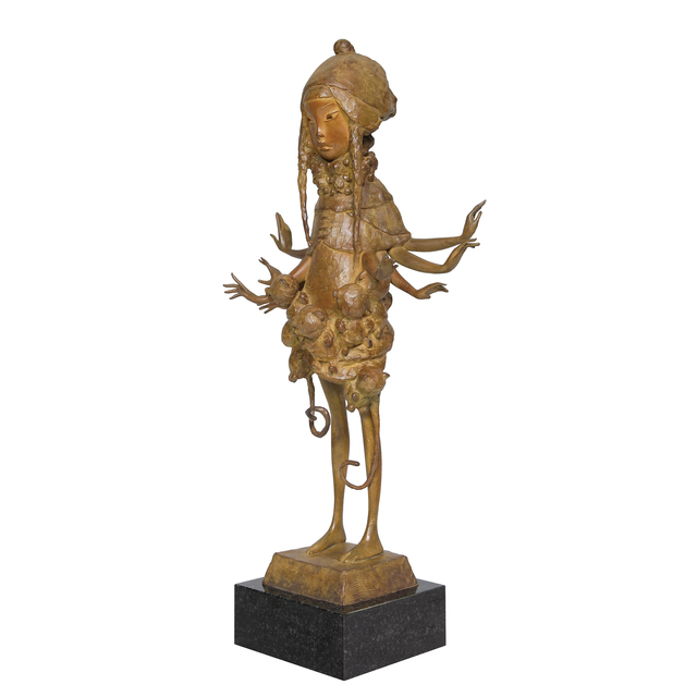 Andrey Ostashov, ‘Mistress of Air Bears. Small’, 2019, Sculpture, Bronze, patina, granite, OSTASHOV sculpture