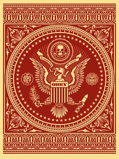 Shepard Fairey, ‘Presidential Seal Red’, 2007, Gregg Shienbaum Fine Art