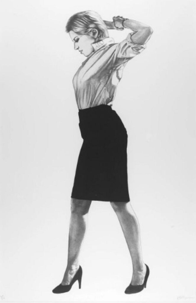 Robert Longo - Cindy, from Men in the Cities