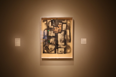 Installation shot of Louise Nevelson's Collage (1974). Installation shot of Louise Nevelson's Collage (1974).