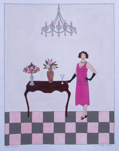 Lori Doody, ‘Top Drawer’, 2020, Drawing, Collage or other Work on Paper, Mixed media on paper, Gallery 78