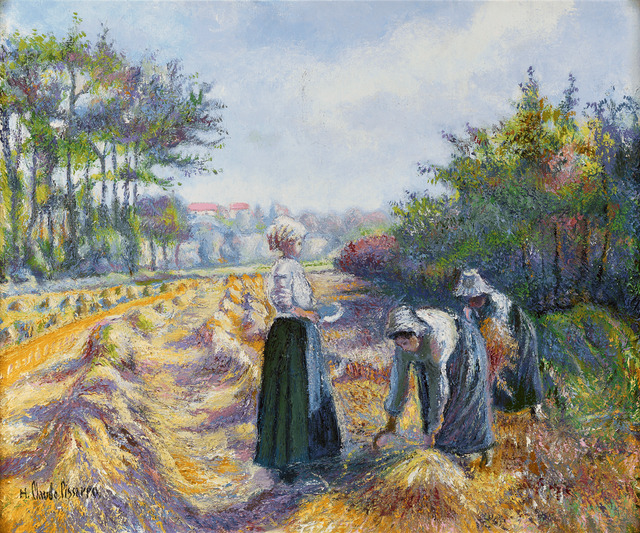 Hugues Claude Pissarro, ‘Les Moissonneurs de Proussy (Harvesters of Placy)’, 1940, M.S. Rau