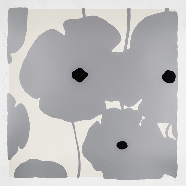Donald Sultan, ‘Silver Poppies’, 2018, Maune Contemporary