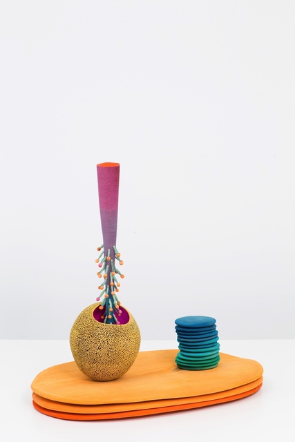 Matthew Ronay, ‘Pore Bearer And A Space/Duration Column’, 2015, Marc Foxx Gallery
