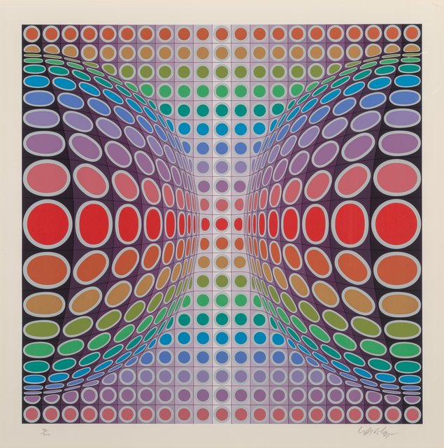 Victor Vasarely, ‘Untitled’, Print, Screenprint in colors on paper, Heritage Auctions