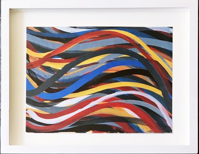Sol LeWitt, ‘Brushstrokes: Horizontal and Vertical, One Horizontal Plate (Cat. Rais: 1996.02, Krakow)’, 1996, Alpha 137 Gallery