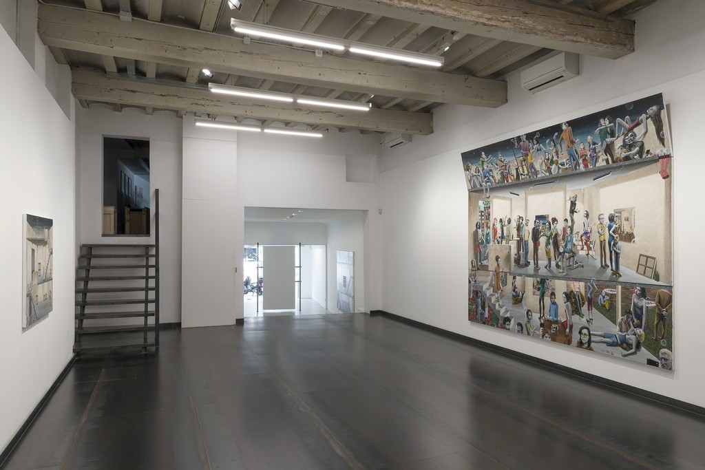 Exhibition view, Gino Rubert "The place to be or not to be", galeria SENDA, May 2019. Exhibition view, Gino Rubert "The place to be or not to be", galeria SENDA, May 2019.