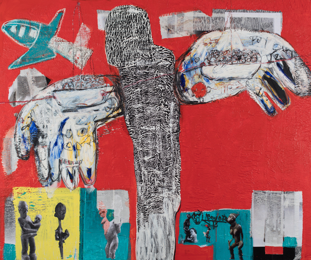 Aboudia, ‘Anges Déchus’, 2019, Jack Bell Gallery