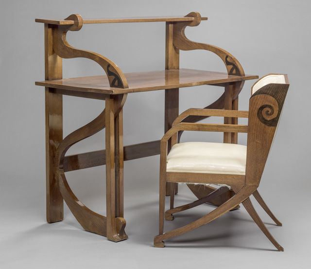 Federico Tesio, ‘Bureau et fauteuil (Desk and chair)’, 1898, Musée d'Orsay