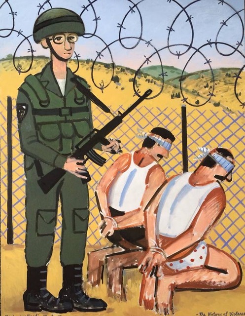Zoya Cherkassky-Nnadi, ‘The History of Violence’, 2016, Painting, Oil on linen, Rosenfeld Gallery