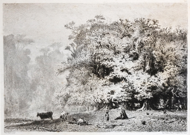 Paul Huet, ‘Près de Fontainebleau’, 1863, Hans den Hollander Prints