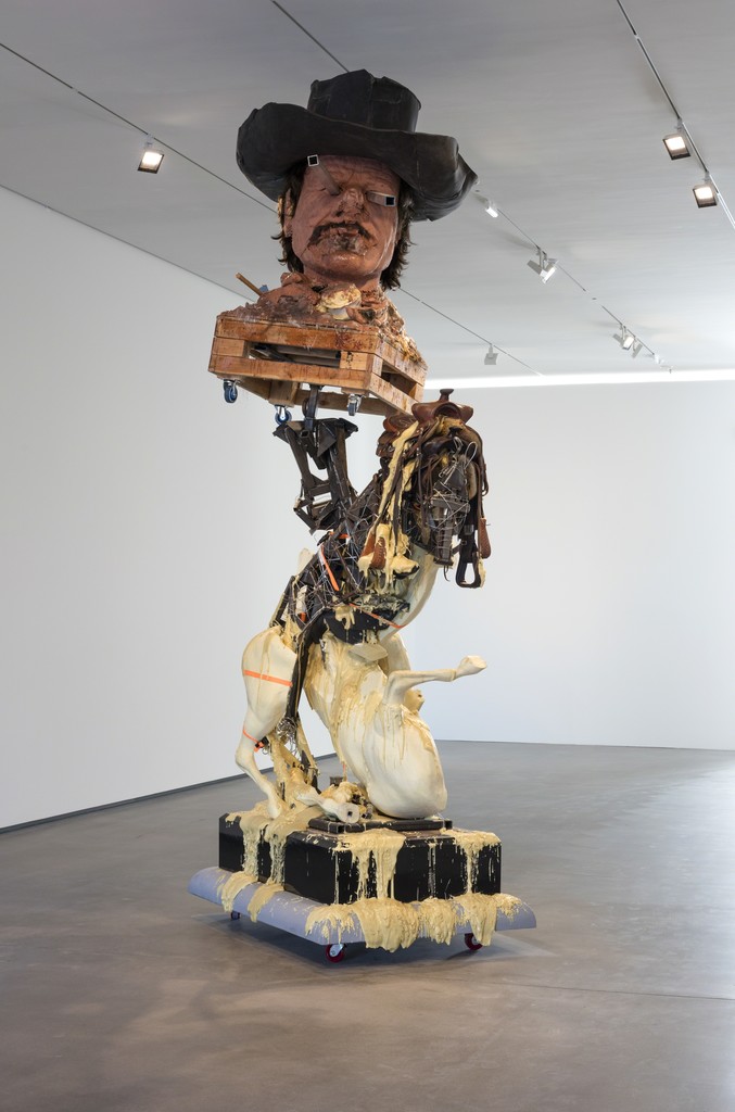 Paul McCarthy
CSSC, Frederic Remington Charles Bronson
2014-16
Clay, wood, steel, laminated board, hair, foam and fiberglass Paul McCarthy
CSSC, Frederic Remington Charles Bronson
2014-16
Clay, wood, steel, laminated board, hair, foam and fiberglass