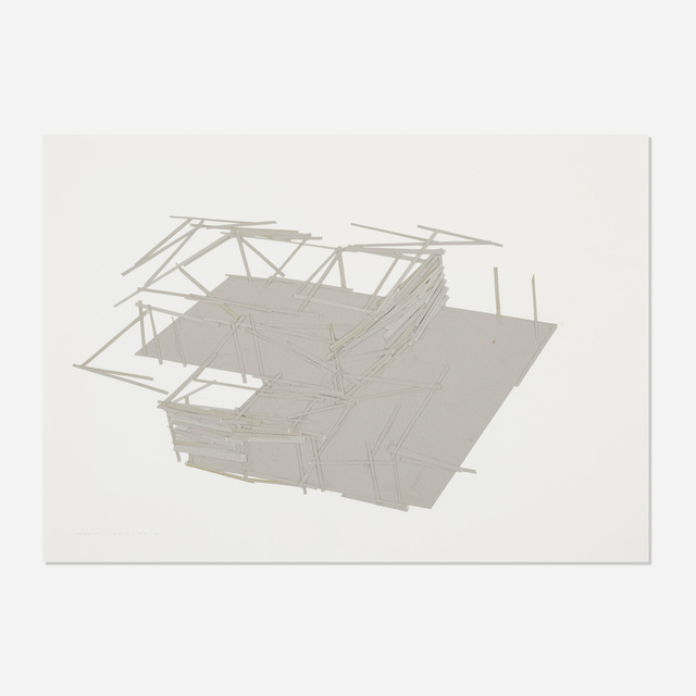 Tadashi Kawamata, ‘Site Plan 14’, 1991, Drawing, Collage or other Work on Paper, Collage on paper, Rago/Wright