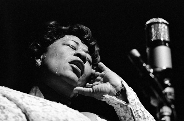 Herman Leonard, ‘Ella Fitzgerald, Paris, Olympia Theatre’, 1960, Robert Mann Gallery