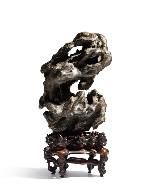 Ming Dynasty, ‘A large vertical lingbi scholar’s rock’, Ming Dynasty (1368-1644), Other, Lingbi rock, Maria Kiang Chinese Art