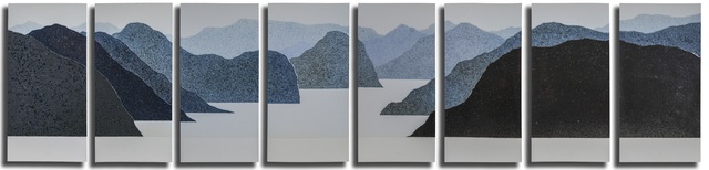 Haiying Hu, ‘Landscape’, 2020, Sculpture, Ceramic, 8 pieces, Gallery LEE & BAE