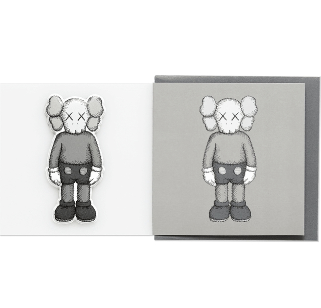 KAWS, ‘KAWS x NGV Companion Greeting Card with Puffy Sticker (Grey)’, 2019, Print, Paper, Curator Style