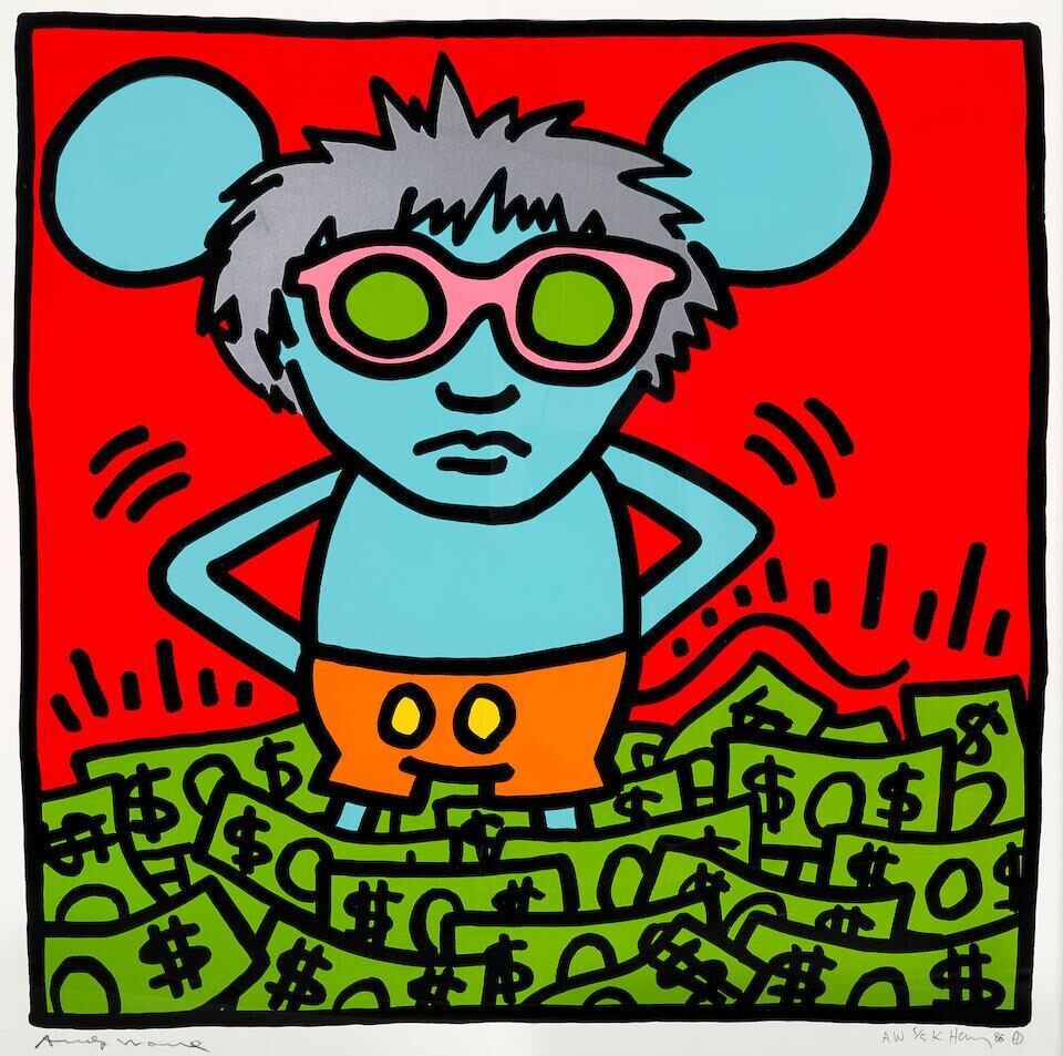 Keith Haring - Andy Mouse (Littmann p.64)