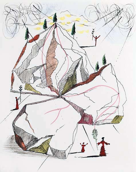 Salvador Dalí, ‘Montagne de la paix (Mountain of peace)’, 1967, Puccio Fine Art