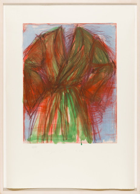 Jim Dine, ‘Printing Outdoors’, 1980, Print, Etching with Hand Coloring, Christopher-Clark Fine Art