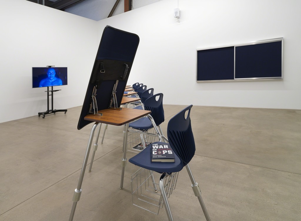 I’m Blue (If I Was █████ I Would Die) (installation view, Koenig & Clinton, Brooklyn), 2019 I’m Blue (If I Was █████ I Would Die) (installation view, Koenig & Clinton, Brooklyn), 2019