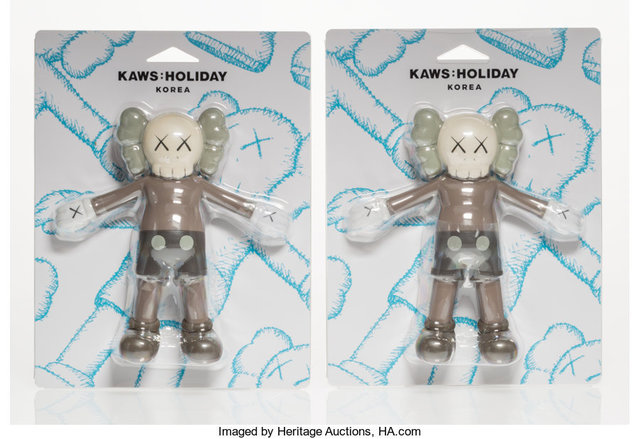 KAWS, ‘Companion (Brown) (two works)’, 2018, Other, Bath toy, Heritage Auctions