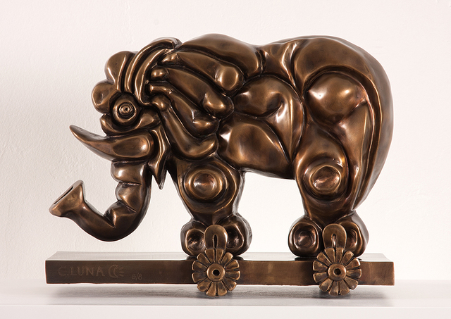 Carlos Luna, ‘Elefante’, 2013, Sculpture, Bronze, Heather James Fine Art