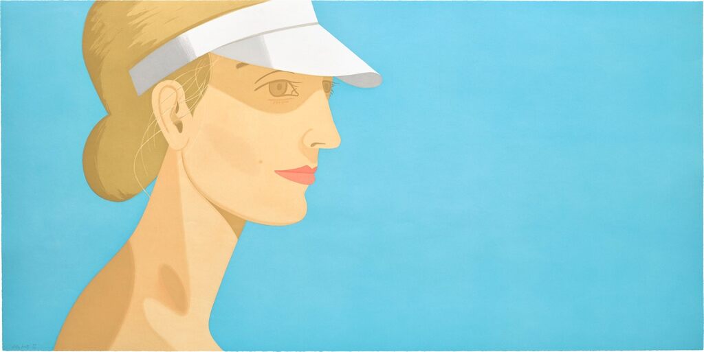 Alex Katz - White Visor (S. 381)