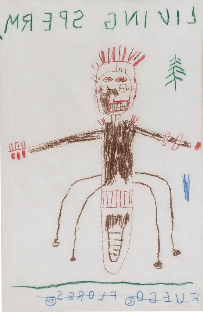 Jean-Michel Basquiat - Living Sperm