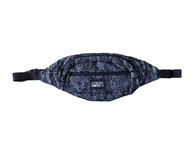 Takashi Murakami, ‘TAKASHI MURAKAMI x COMPLEXCON Skull & Flower Fanny Pack (Black)’, 2019, Fashion Design and Wearable Art, Fabric, Curator Style
