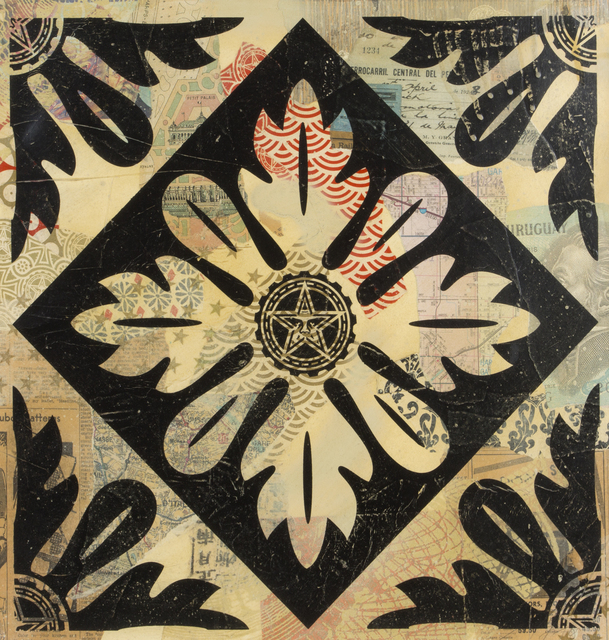 Shepard Fairey, ‘Flowers (Black)’, Julien's Auctions