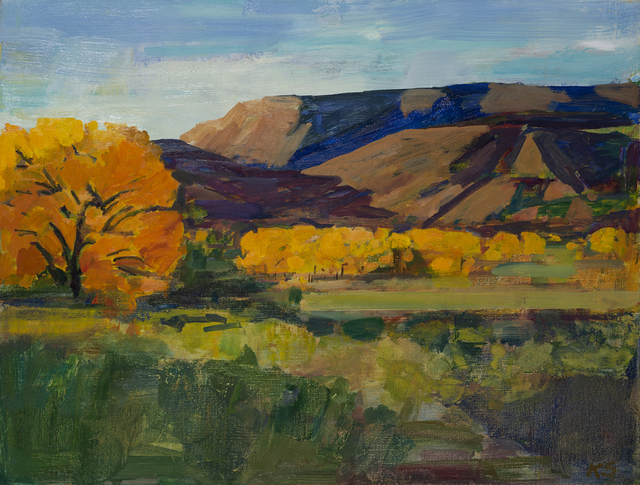 Kurt Solmssen, ‘Cottonwoods in Abiquiu, NM’, 2019, Linda Hodges Gallery