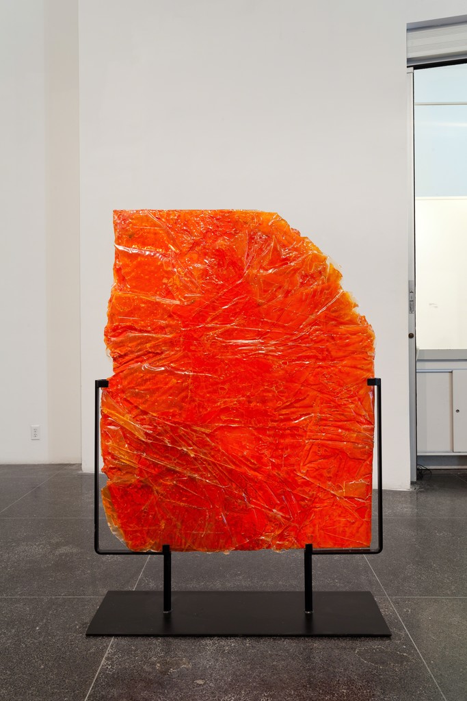 Christina Lei Rodriguez, Divider I, Plastic, epoxy, paint, plexiglas and metal stand, 58 x 41 x 12 inches Christina Lei Rodriguez, Divider I, Plastic, epoxy, paint, plexiglas and metal stand, 58 x 41 x 12 inches