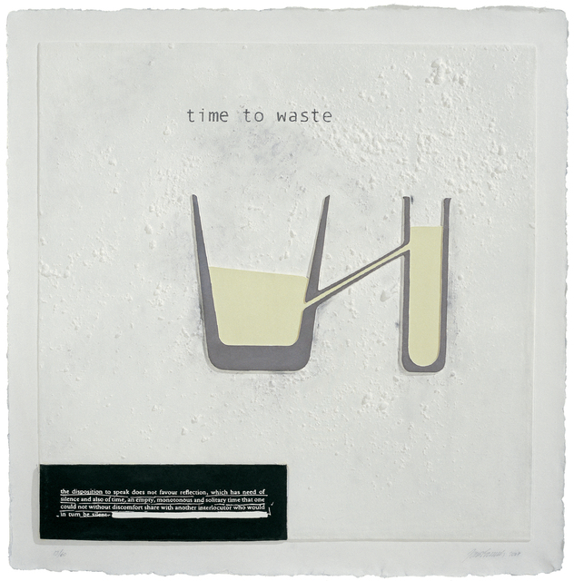 Julião Sarmento, ‘Time to Waste’, 2007, Mixografia