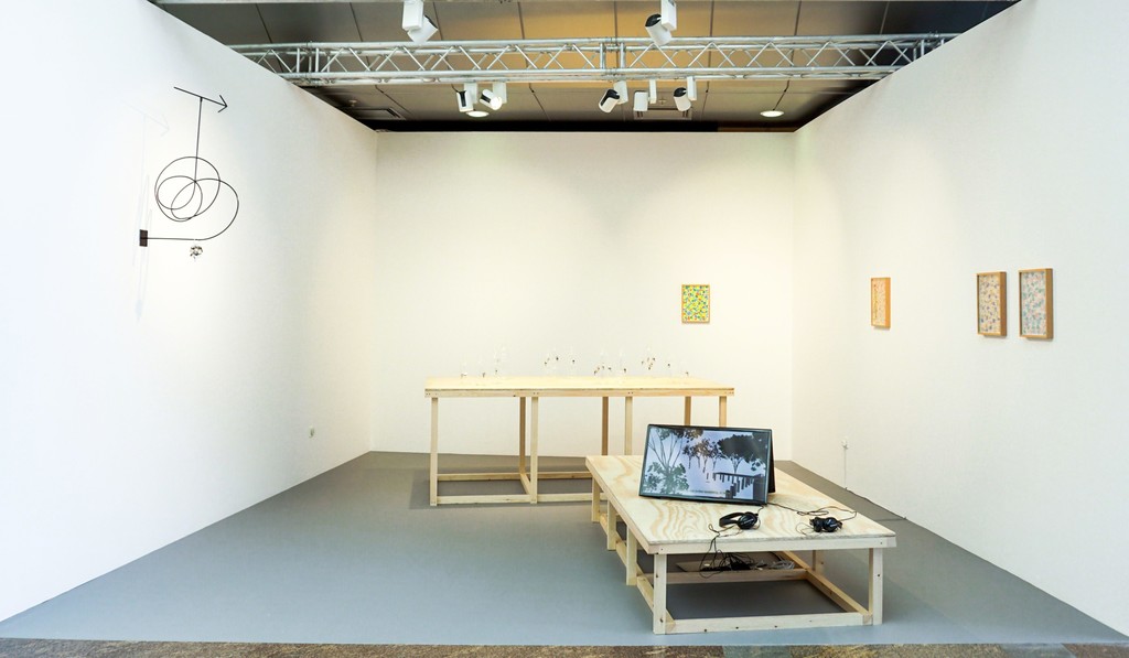 Richard Healy, The Pines, Installation view, ArtInternational Istanbul, 2015. Courtesy of the artist and Tenderpixel. Richard Healy, The Pines, Installation view, ArtInternational Istanbul, 2015. Courtesy of the artist and Tenderpixel.