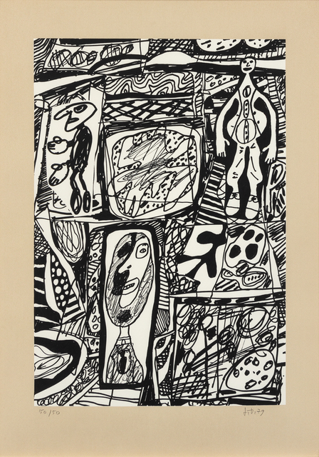 Jean Dubuffet, ‘Scenario Bref’, 1979, Hindman