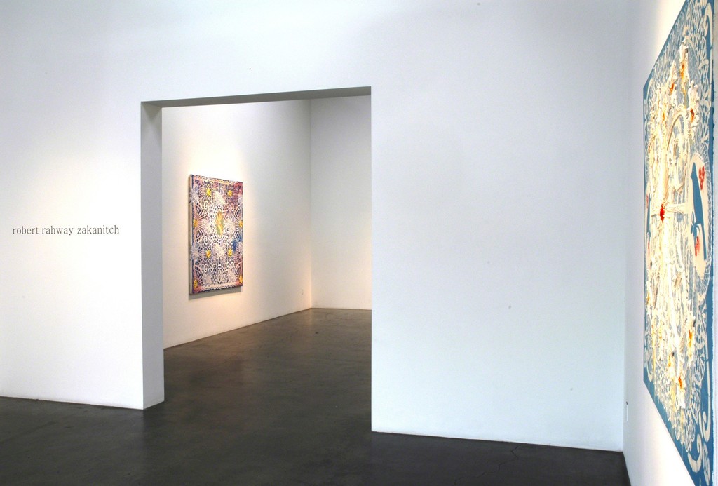 Installation view of Robert Rahway Zakanitch, "From Ordinary Miracles," at Samuel Freeman, May 2010. Installation view of Robert Rahway Zakanitch, "From Ordinary Miracles," at Samuel Freeman, May 2010.